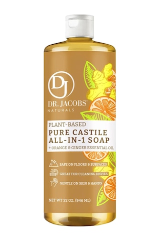 Dr. Jacobs Naturals Portakal Ve Zencefil Özlü Çok Amaçlı Bitkisel Kastil Sabun 946ml