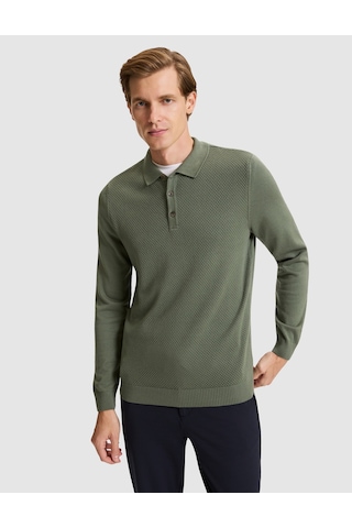 Pierre Cardin Duman Slim Fit Kazak 50333916 Vr210 Gri