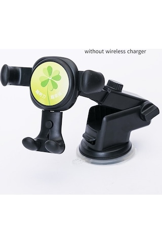 Wisdomselect Kablosuz Araç Şarj Cihazı, Vantuzlu Kontrol Paneli Teleskopik Braketi - Kablosuz Şarj Cihazı Olmayan Yonca Vantuzlu Pekoyz