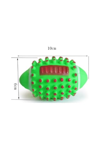 Rugby Köpek Isırma Topu - Düdüklü At Getir Oyuncak Top