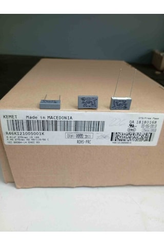 46kı21005001k 10nf 275vac 15 10% Polyester Kondansatör 75 Adet