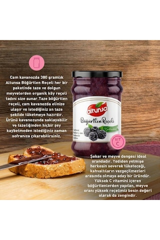 Altunsa Böğürtlen Reçeli 380 G