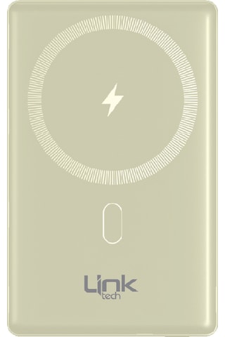 Linktech Wp15 Premium 5000 Mah 15w Kablosuz Şarj Powerbank Gold