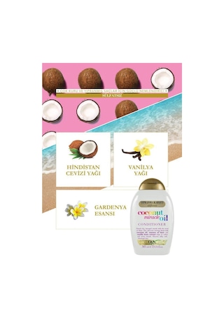 Ogx Coconut Miracle Oil Yıpranma Karşıtı Saç Bakım Kremi 2 x 385 ML