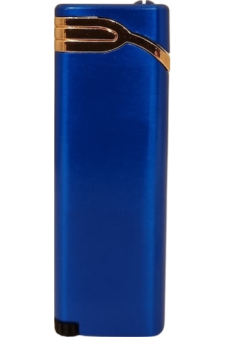 Mavi - Bronz Tek Torch Pürmüz Metal Puro Çakmağı - Tr8094