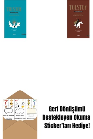 Tolstoy Bütün Eserleri 18 Ciltli + Tolstoy Bütün Eserleri 14 Ciltli + Okuma Sticker'ları