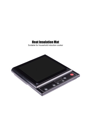 Kangvka Ev Fırını Koruyucu Mat: Silikon Isı Yalıtımlı, 250 C Dayanıklı, 25x25cm Siyah, Kaymazlı, Temizliği Kolay