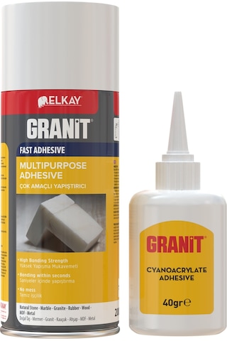 Elkay Granit Profesyonel Hızlı Yapıştırıcı 200 ML Şeffaf Elkay Granit Profesyonel Hızlı Yapıştırıcı 200 ML Şeffaf