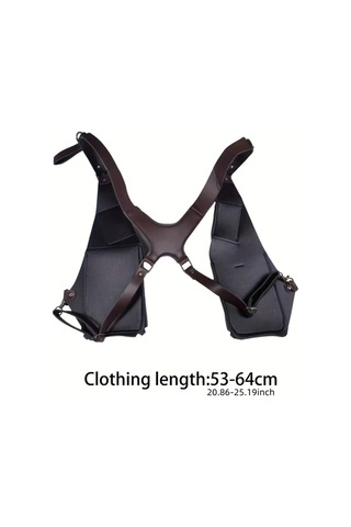 Willowhaven Vintage Kolçak Askılı Erkek Ve Kadın Outdoor Kare Sırt Çantası Koyu Kahverengi