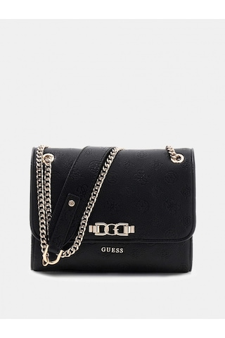 Guess Anise Dönüştürülebilir Kapaklı Çapraz Askılı Kadın Siyah Omuz Çantası Hwpd9916210-blo Siyah