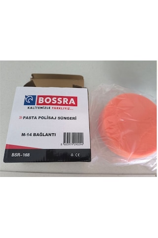Bossra Pasta Polisaj Süngeri 150mm - M14 Bağlantılı