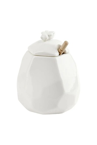 Nouvelle Naturel Kaşıkla Bal Kavanozu, 500 Ml 163874530 Beyaz