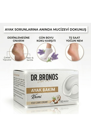 Dr. Bronos Bitkisel Ayak Bakım Kremi 150 ML