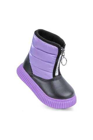 Kaptan Junior Kız Bebek Çocuk Botu Ortopedik Kaymaz Taban Barznk 560 Mor