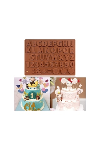 Soulader Silikon Çikolata Kalıpları 3d Jöle Şekillendirici Yapışmaz Kek Kalıbı Pasta Dekorasyon Kendin Yap Mutfak Pişirme Aksesuarları Yeniden Kullanılabilir Çok Renkli