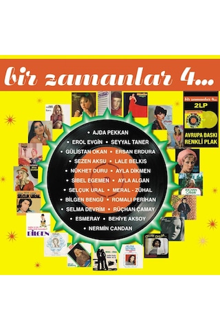 Bir Zamanlar 4-çeşitli Sanatçılar Renkli 2 Plak