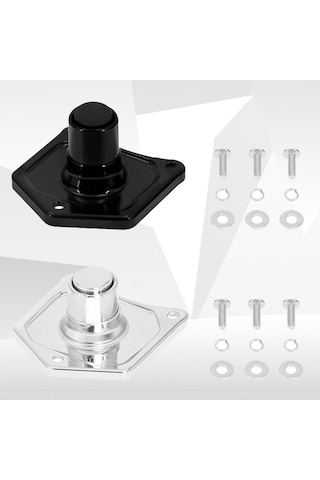 Harley Motosiklet Modifikasyonu Marş Anahtarı Solenoid Valf Kapağı İçin Siyah Siyah