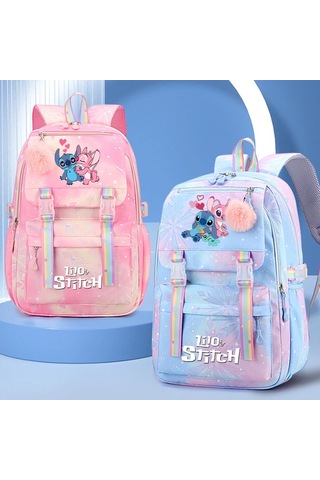 Stitch Kadın Sırt Çantası Erkek Kız Gizli Sakli Konusmalar Çanta Çok Renkli