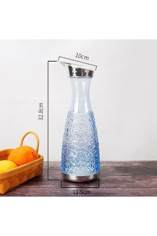 Dancemonkey Elmas Dokulu Meyve Suyu Sürahisi Kırılmaya Dayanıklı Home Suyu Fıçı