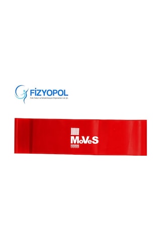 Moves Band Kırmızı 7x6cm x 30.5 Cm Loop Egzersiz Pilates Bandı Kırmızı