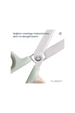 Nusıgn Güç Tasarruflu Makas 145 Mm Ens056 Paslanmaz Çelik Yeşil