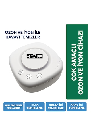 Hava Temizleyici Ozon Ve İyon Cihazı Beyaz