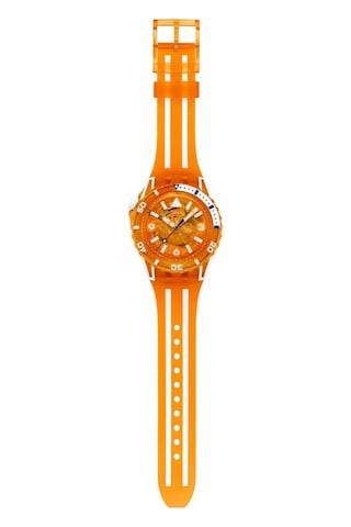 Swatch Pacıfıc Sea Nettle Sscu09o100 Kol Saati Turuncu