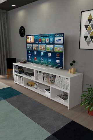 Kuzey Tv Ünitesi Beyaz Beyaz