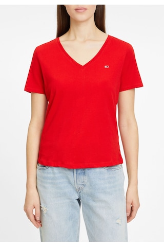 Tommy Hilfiger Tommy Hılfıger Kadın T-shırt Dw0dw14617-xnl Dw0dw14617-xnl Kırmızı Kırmızı