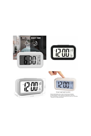 Blackcraft Dijital Alarmlı Masa Saati