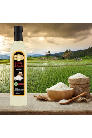 Hanzade Bitkisel Pirinç Sirkesi 500 ML