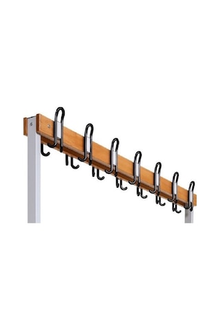 Ayakkabılıksız 4 Ayaklı Çift Taraflı Bank, Kanca Şeritli Bank, 14 Kanca, 150x85x170 Cm, Spor Bankı