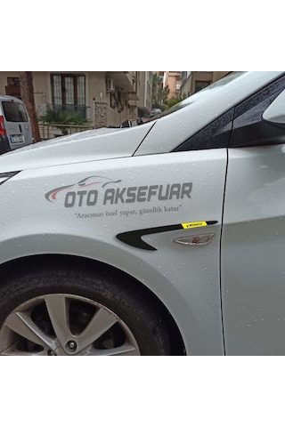 Renault 21 Çamurluk Venti Parlak Siyah Logolu