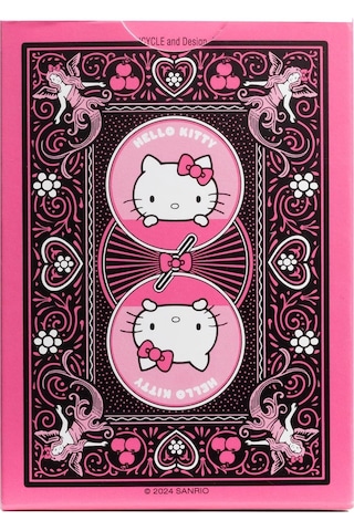 Bicycle Hello Kitty Black & Pink Premium Oyun Kağıdı Koleksiyonluk İskambil Kartları Destesi