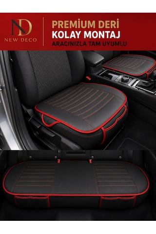 Lexus Araçlara Uyumlu Premium Deri 3 Parça Oto Koltuk Minderi Araca Uyumlu 4 Mevsim Kolay Montaj 32663289