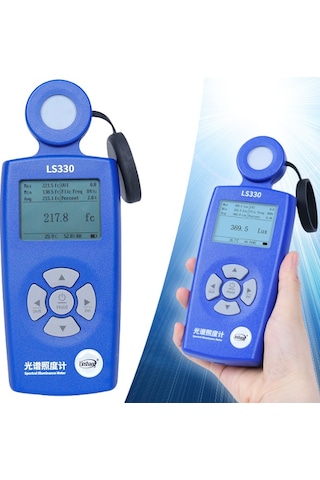 Linshang Ls330 Profesyonel Spektral Lüksmetre Crı, Cct Ve Flicker Ölçümü