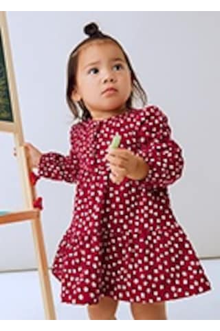 Mayoral 2915 Kız Bebe Kırmızı Elbise Kırmızı