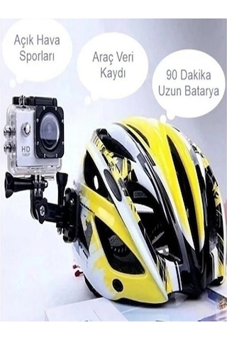 4k Su Geçirmez Wi-fi Aksiyon Kamerasıı Siyah