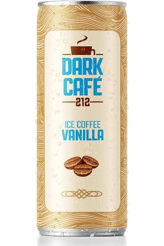 Dark Café 212 Soğuk Kahve Vanilla 250 Ml X 12 Adet Hazır