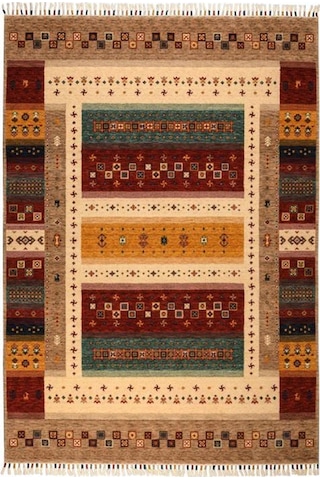 Çam Halı Sultani 810 Vizon Yün Ve Bambu İle Özel Tezgahlarda Üretilen Otantik Desenli El Emeği Modern Uşak Halısı Vizon
