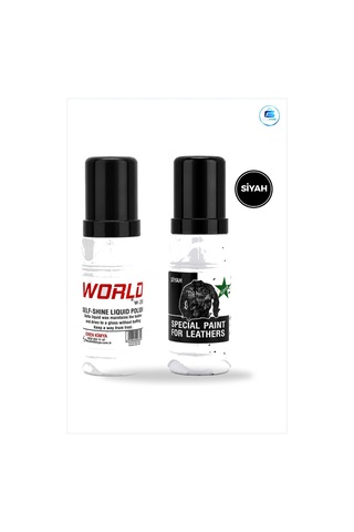 Deri Boyası Sıvı Siyah 100ml Mont Çanta Cüzdan Çizik Kapatıcı Yen 100 ML
