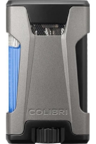 Colibri Rebel Çift Jet Puro Çakmağı Gri