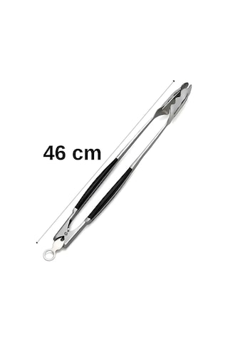 Elite Dövme Çelik İthal Barbekü Maşası - Kilitli Model 46 Cm