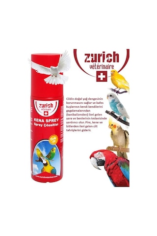 Zurich Veterinaire Kuş Vitamin Herbo Sprey 150 ML