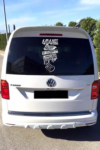 Miyrem Autosticker^ Oto Arka Cam Sticker İngilizce Model 72 40 X 20 Cm
