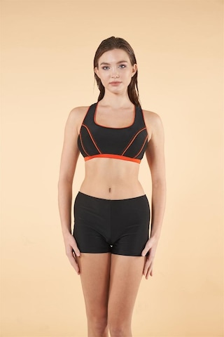 Estiva Free-set Büstiyerli Şortlu Bikini Takım Siyah