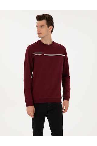 Pierre Cardin Erkek Bordo Sweatshirt 50317675-vr014 Bordo