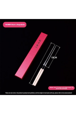 Suofeng Japon Mutfağı İçin Paslanmaz Çelik Uçlu Çubuklar - Sushi, Sashimi, Tempura Ve Akdeniz Yemekleri İçin 180mm Uzunlukta Pratik Kullanım Diğer