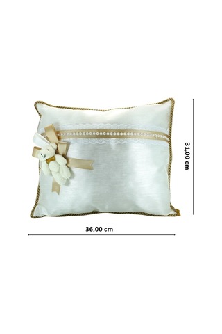 Süslebabypartystore Ipek Kumaş, Ayıcıklı Takı Yastığı Çok Renkli