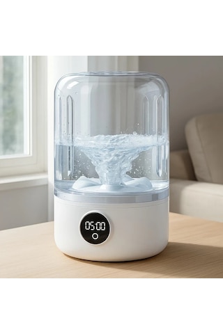 Fochsia Beyaz 4000mah Usb Şarjlı Mini Çamaşır Makinesi